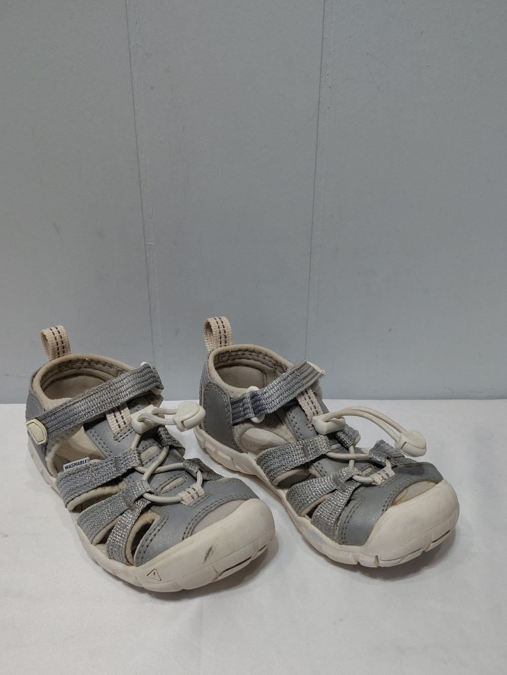 KEEN Seacamp CNX Water Sandals Silver Size 10